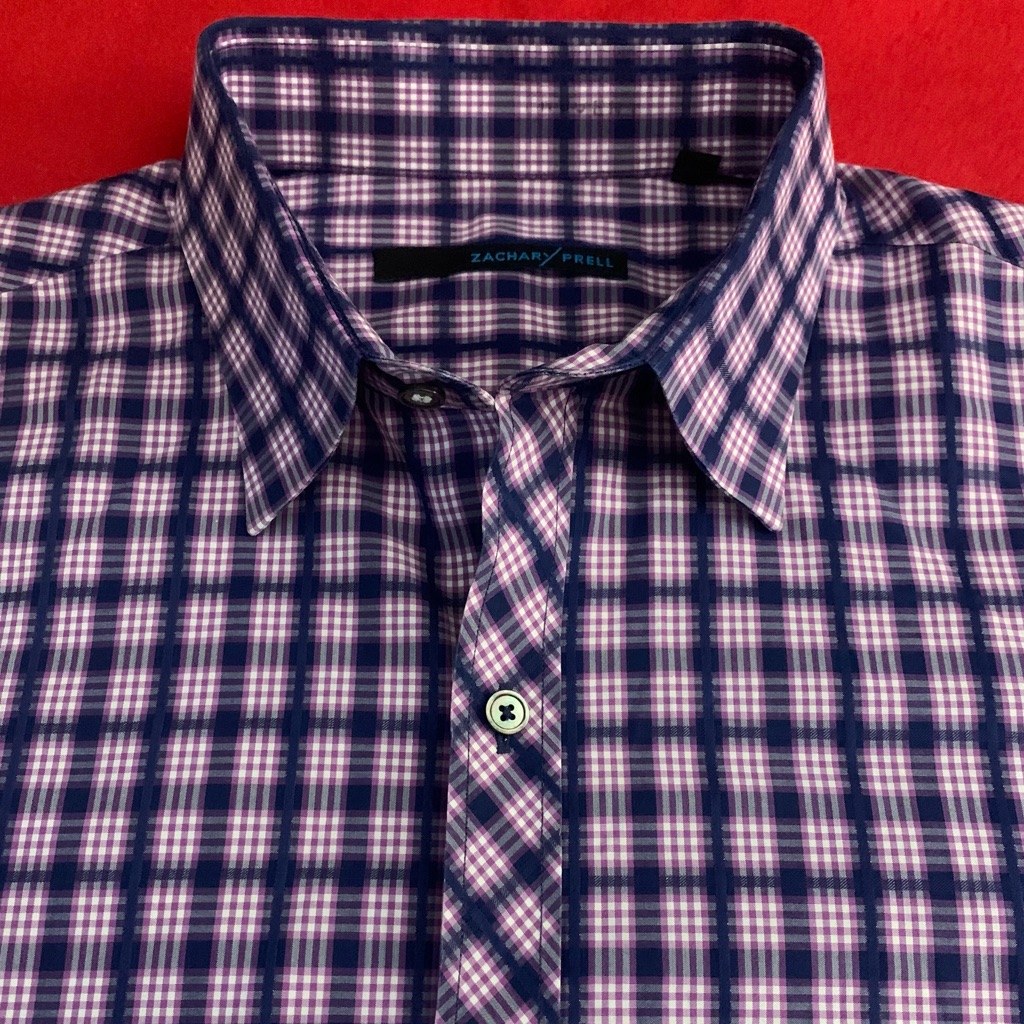Zachary Prell Ls All Cotton Plaid Shirt